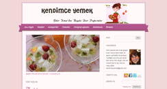 Desktop Screenshot of kendimceyemek.com