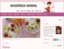 Tablet Screenshot of kendimceyemek.com